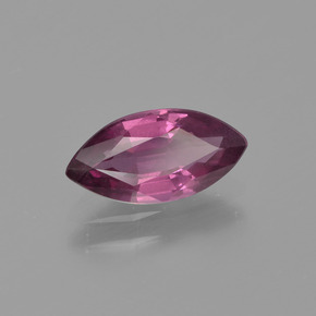 Granato rodolite lampone rosso viola naturale da 1,22 ct, marchesa, VS