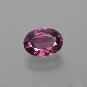 Granato rodolite naturale porpora da 1,14 ct, taglio ovale, VVS-VS
