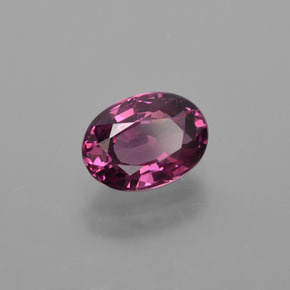 Granato rodolite naturale porpora da 1,14 ct, taglio ovale, VVS-VS