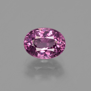 Granato rodolite naturale rosso da 1,40 ct, taglio ovale, VVS-VS