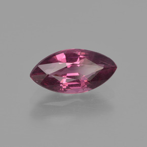 Granato Rodolite Rosso purpureo naturale da 1.25 ct, Taglio marquise, VS