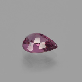 Granato rodolite naturale rosso da 0,93 ct, taglio a pera, VS