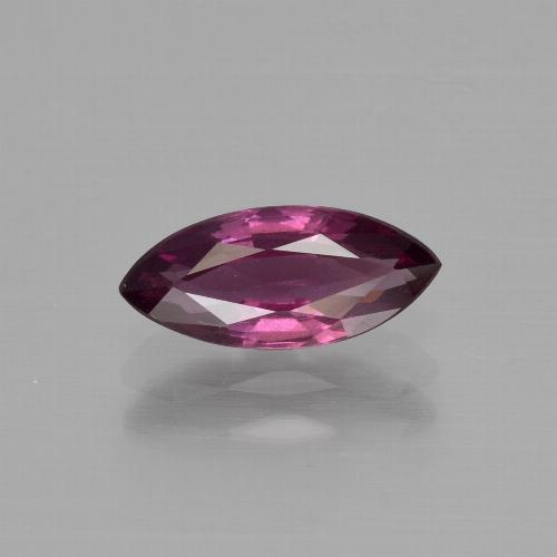 Granato Rodolite Viola scuro naturale da 1.28 ct, Taglio marquise, VS