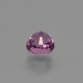 Granato Rodolite Rosso lampone naturale da 0.81 ct, Taglio rotondo, VS