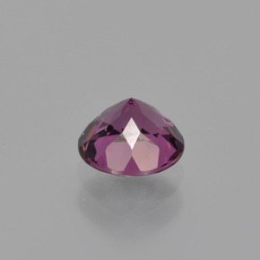Granato Rodolite Rosso lampone naturale da 0.87 ct, Taglio rotondo, VVS