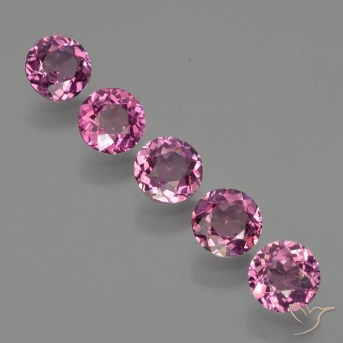 2.69ctw Naturale Viola medio-scuro Granato rodolite, Rotondo, VS