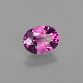 Granato rodolite naturale rosso da 0,98 ct, taglio ovale, VS