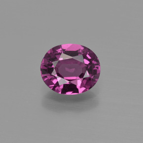 Granato rodolite naturale rosso da 1,05 ct, taglio ovale, VS