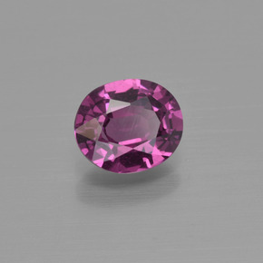 Granato rodolite naturale rosso da 1,05 ct, taglio ovale, VS