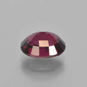 Granato Rodolite Rosso lampone naturale da 2.89 ct, Taglio ovale, VS