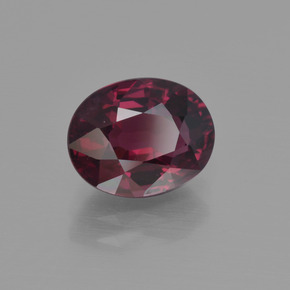 Granato rodolite naturale rosso da 2,89 ct, taglio ovale, VS