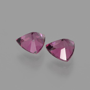 Granato rodolite naturale rosa da  ct, trillion, VS