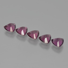 Granato rodolite naturale rosa da  ct, trillion, VS