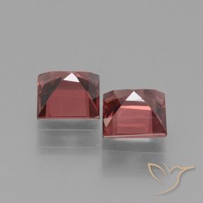Gemme di Granato rodolite Rosso scuro naturale da 1.62 ct, Quadrato, VS