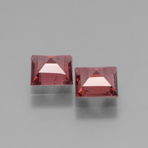 Granato rodolite naturale rosso da 1,44 ct, quadrato, VS