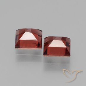 Gemme di Granato rodolite Rosso scuro naturale da 1.59 ct, Quadrato, VS