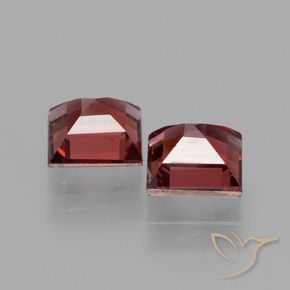 Gemme di Granato rodolite Rosso medio naturale da 1.70 ct, Quadrato, VVS-VS