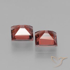 Gemme di Granato rodolite Rosso scuro naturale da 1.53 ct, Quadrato, VS