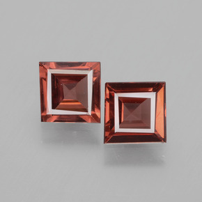 Granato rodolite naturale rosa da 1,23 ct, quadrato, VS