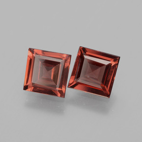 Granato rodolite naturale rosa da 1,23 ct, quadrato, VS