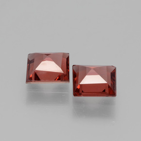 Granato rodolite naturale rosa da 1,23 ct, quadrato, VS