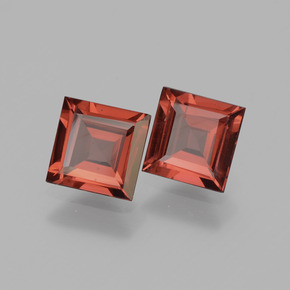Granato rodolite naturale rosa da 1,26 ct, quadrato, VS