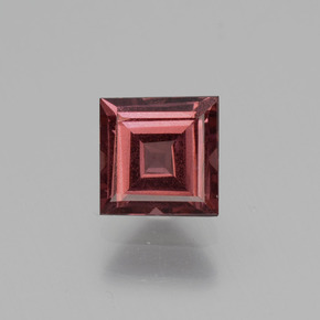 Granato rodolite naturale rosa da 0,88 ct, quadrato, VS