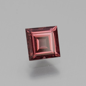 Granato rodolite naturale rosa da 0,88 ct, quadrato, VS