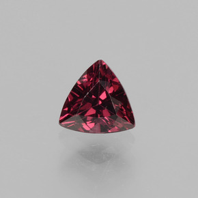 Granato rodolite naturale rosa da 0,66 ct, trillion, VS