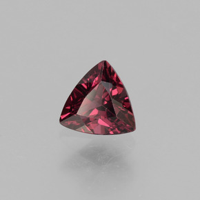 Granato rodolite naturale rosa da 0,66 ct, trillion, VS