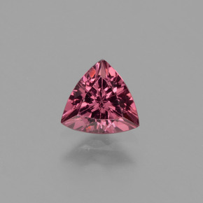 Granato rodolite naturale rosa da 0,51 ct, trillion, VVS-VS