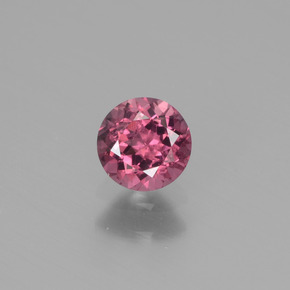 Granato rodolite naturale rosa da 0,50 ct, taglio rotondo, VS