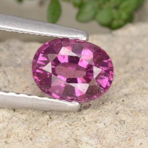 Granato Rodolite Rosato naturale da 0.88 ct, Taglio ovale, VS