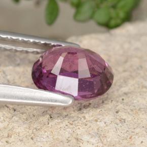 Granato Rodolite Rosato naturale da 0.88 ct, Taglio ovale, VS