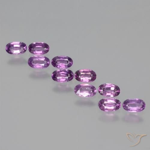 2.67ctw Naturale Viola medio-scuro Granato rodolite, Ovale, VS