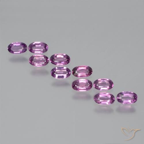 2.55ctw Naturale Viola intenso Granato rodolite, Ovale, VS