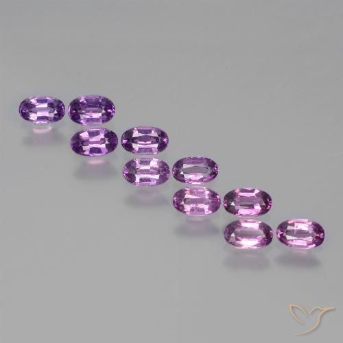 2.73ctw Naturale Viola violetto Granato rodolite, Ovale, VS