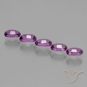 Gemme di Granato rodolite Viola medio naturale da 2.01 ct, Ovale, VS