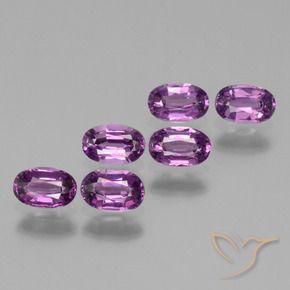 Gemme di Granato rodolite Rosa violetto naturale da 2.51 ct, Ovale, VS