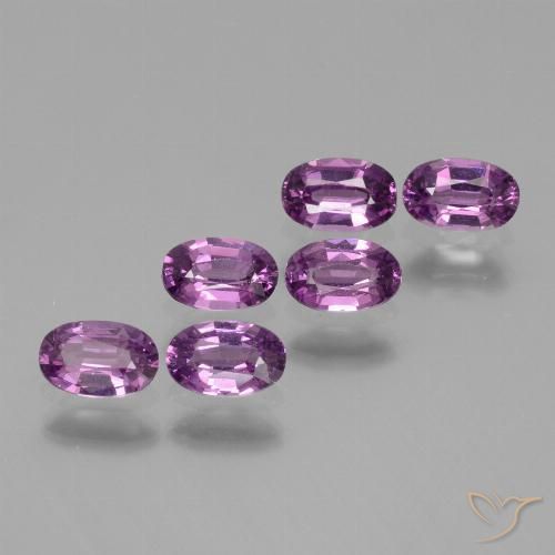 2.21ctw Naturale Viola chiaro Granato rodolite, Ovale, VS