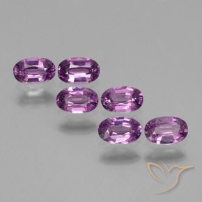 Gemme di Granato rodolite Viola chiaro naturale da 2.21 ct, Ovale, VS