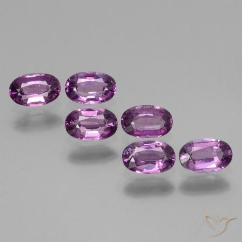 2.32ctw Naturale Viola medio Granato rodolite, Ovale, VS