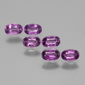 Granato rodolite naturale rosa da 2,53 ct, taglio ovale, VS