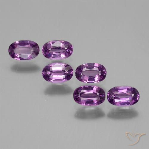 2.30ctw Naturale Rosa violetto Granato rodolite, Ovale, VS