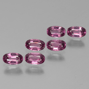Granato rodolite naturale rosa da 2,03 ct, taglio ovale, VS