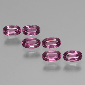 Granato rodolite naturale rosa da 2,03 ct, taglio ovale, VS