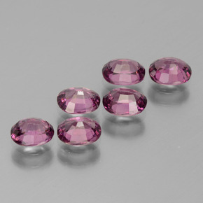 Granato rodolite naturale rosa da  ct, taglio ovale, VS