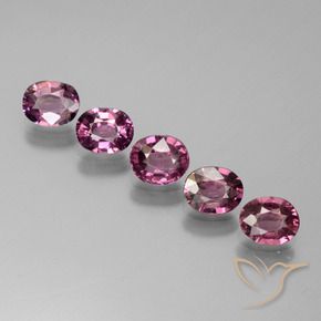 Gemme di Granato rodolite Magenta-rosa intenso Deep naturale da 2.19 ct, Ovale, VS