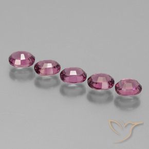 Gemme di Granato rodolite Magenta-rosa intenso Deep naturale da 2.45 ct, Ovale, VS