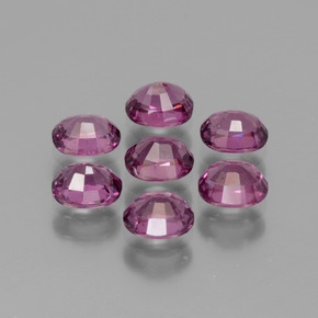 Granato rodolite naturale porpora da 3,56 ct, taglio ovale, VS
